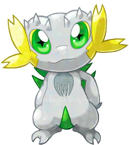 Lemon-lime Fork Axibian [custom] By Speedxaaa - Cartoon (442x488)