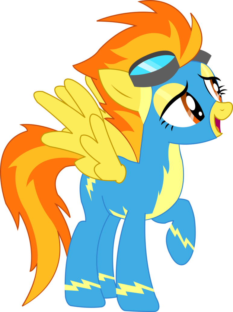 Suited Spitfire By Sketchmcreations - Little Pony Friendship Is Magic (772x1035)
