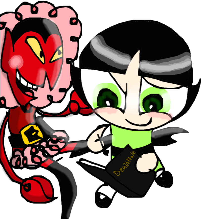Buttercup And The Death Note By Meimeix - T-shirt (894x894)