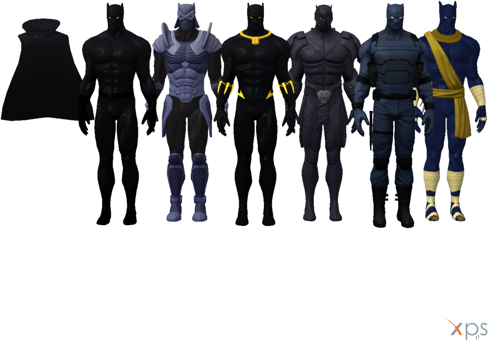 Black Panther Pack By Mrunclebingo - Pack Of Black Panthers (1024x1024)