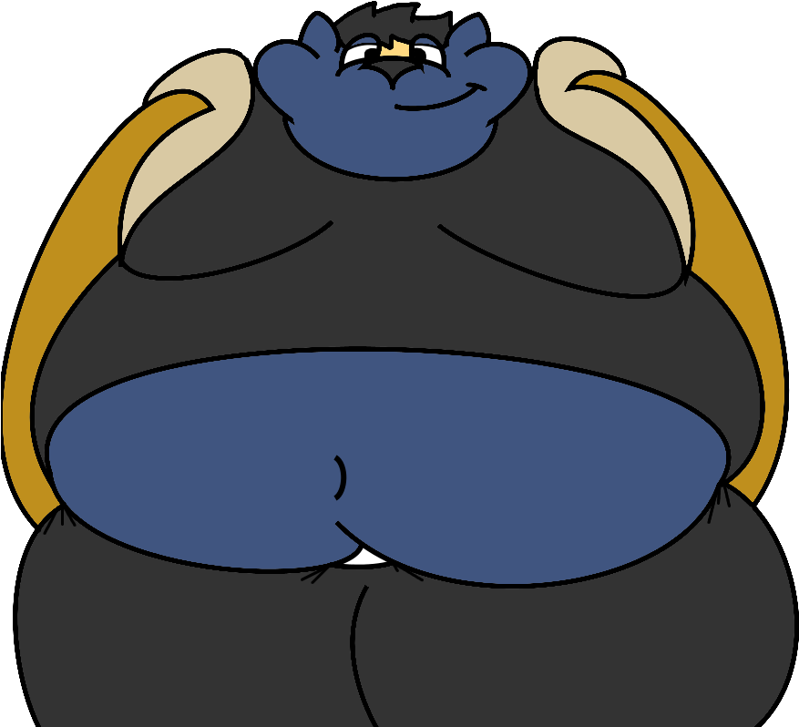 Fat Felix Front View - Fat Whale (903x859)