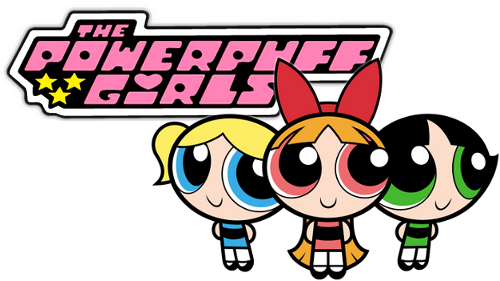 The Powerpuff Girls Tv Show Image With Logo And Character - Powerpuff Girls Gif (500x281)