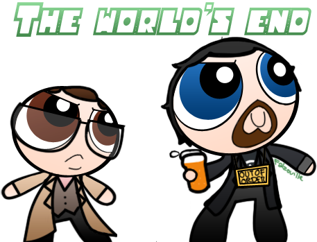 Ppg Tct - Shaun Of The Dead Hot Fuzz World's End (500x348)