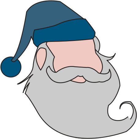Funny Face Santa Claus Christmas Celebration - Santa Claus (550x550)