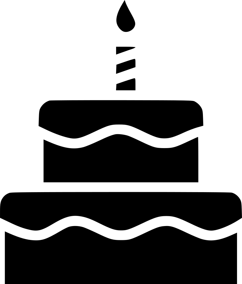 Cake Christmas Birthday Festival Celebration Candle - Illustration (836x980)