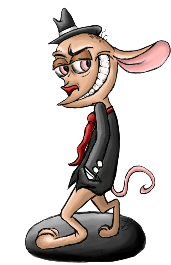 Sly Person By 2darksky2 - Ren And Stimpy Ren Suit (744x1075)