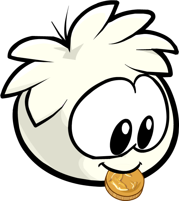 Sos Puffles Cp No Club Penguin - Cartoon (625x718)