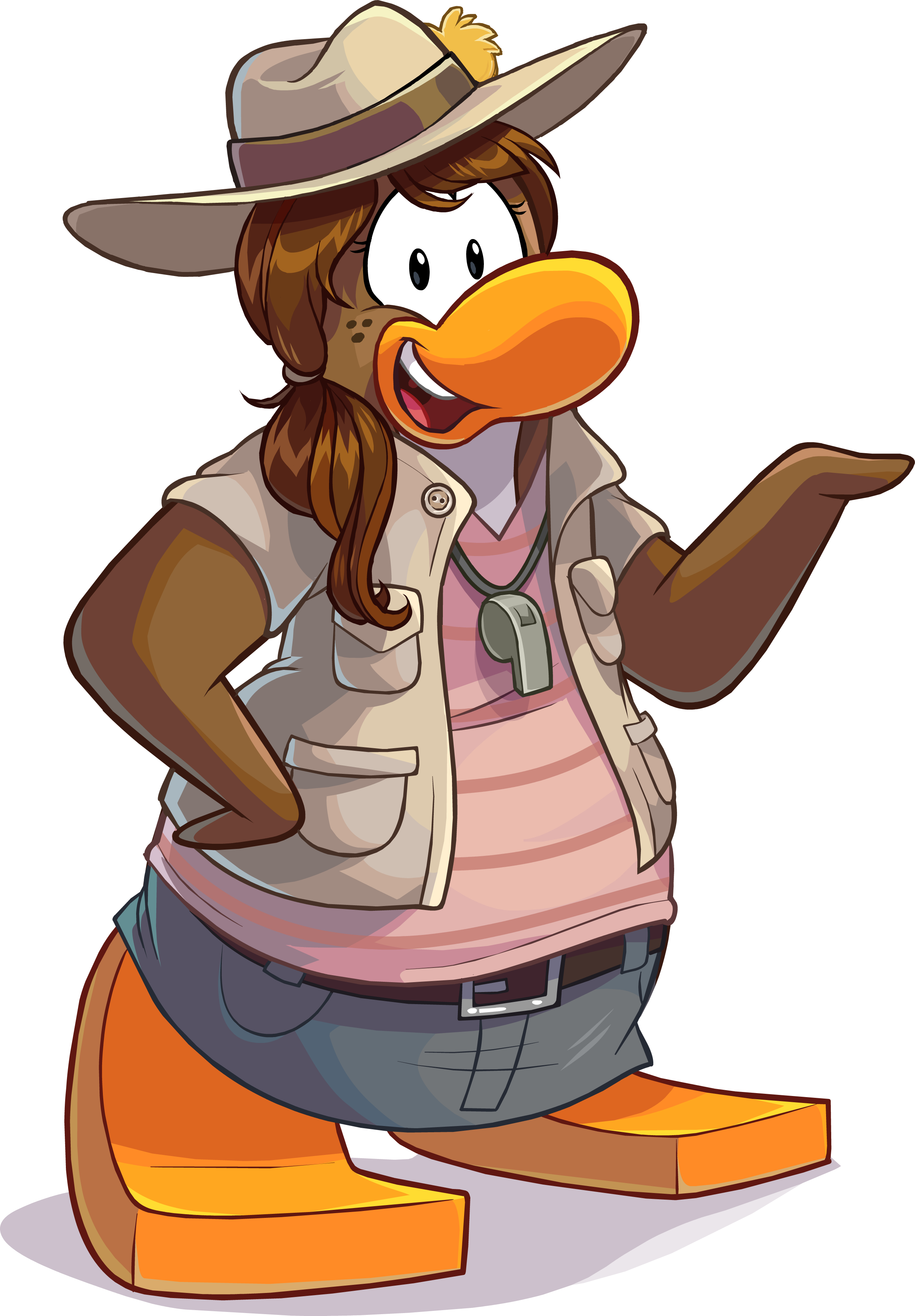 Puffle Hat - Club Penguin Puffle Handler (2500x3595)