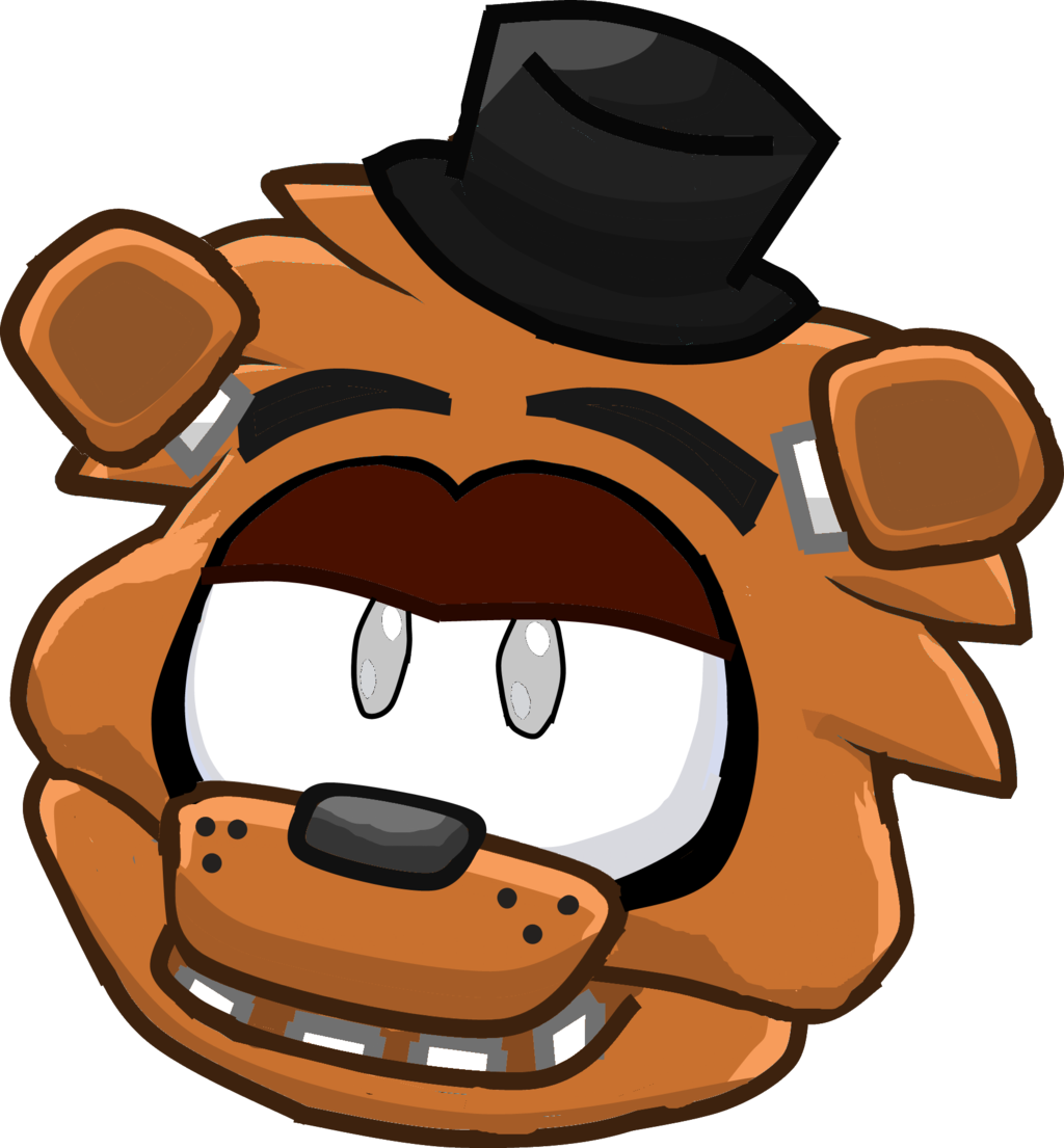 Puffle Freddy Fazbear Five Nights At Freddy's Club - Club Penguin Five Nights At Freddy's (1024x1105)