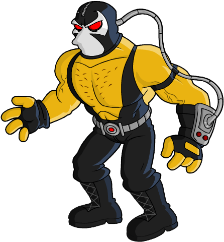 Dc Comics Batman Bane By Elnenecool - Springfield Punx Bane (463x508)