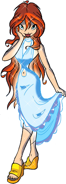 Bloom Dance Formal - Winx Club Bloom Comic (268x740)