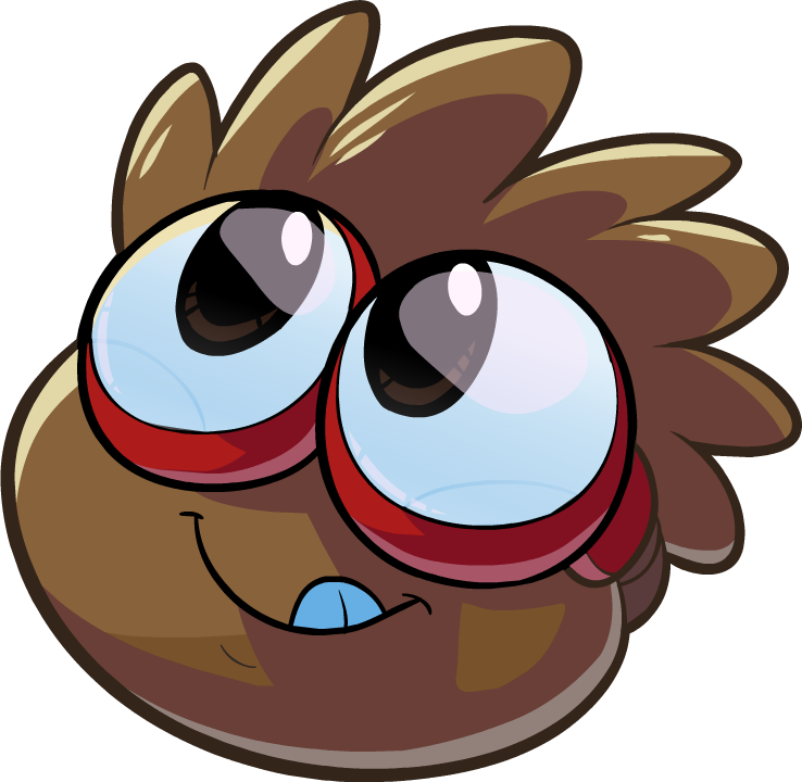 Image Found From The Cp Wiki - Club Penguin Brown Puffle (738x720)