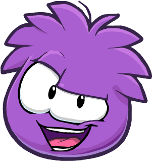New Style Sassy Purple Puffle - Club Penguin Puffles Cadence (382x333)