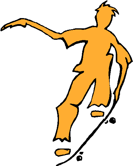 Ice Skating Rink Clip Art For Kids - Skate Gif Transparent (490x614)