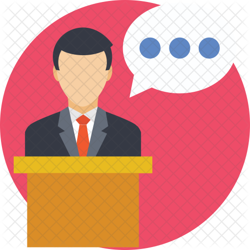 Speech Icon - Candidate Selected Icon Png (512x512)