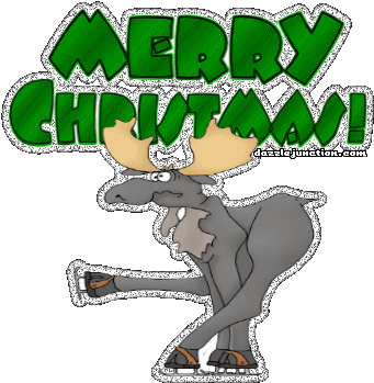 Christmas Glitters Ice Skating Moose Quote - Nombres Animados Emily (350x350)