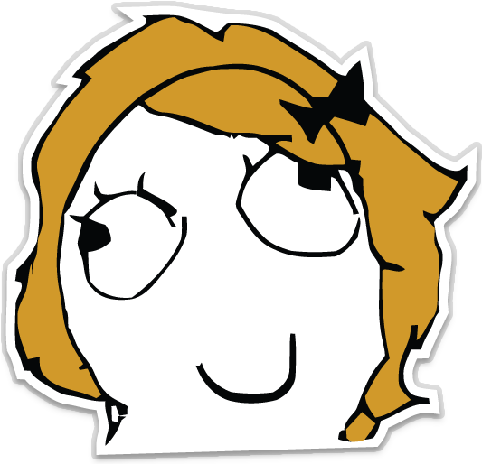 Rage Comic Internet Meme Comics - Meme Faces Girl Png (650x650)