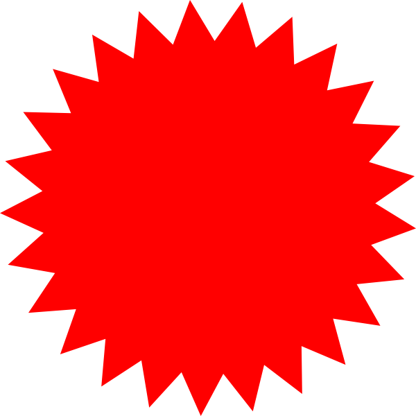 Starburst Clipart Fire - Blank Seal Stamp Png (600x600)