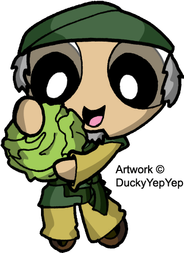 Powerpuff Girls Images Ppg Cabbage Man Wallpaper And - Ppg (388x500)