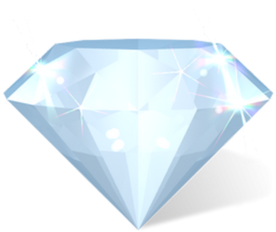 Cartoon Diamond Clipart - Diamond Icon (400x400)