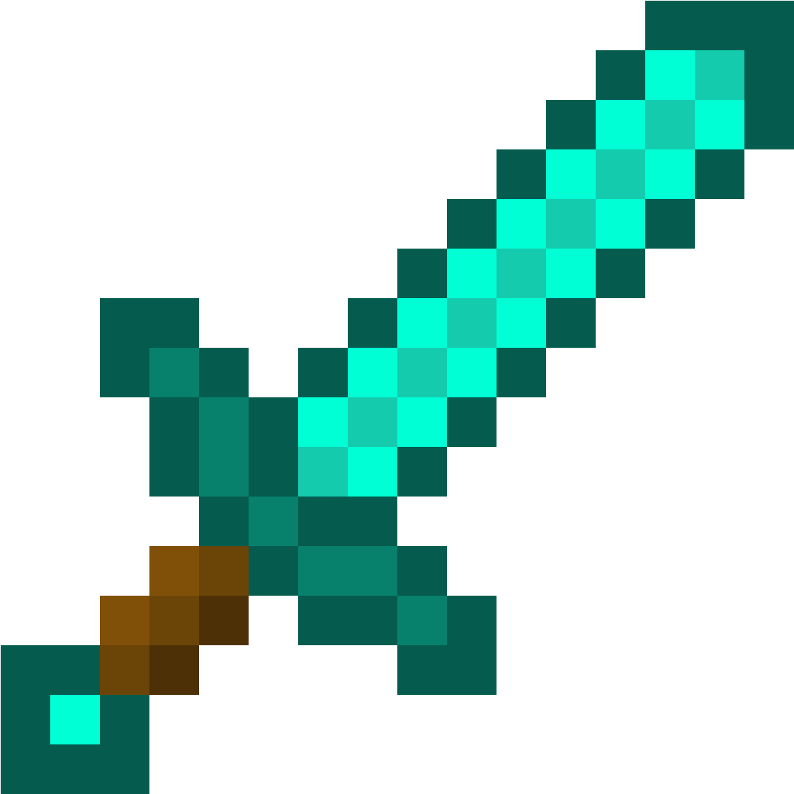 Diamond Sword - Minecraft Enchanted Diamond Sword (1200x1200)