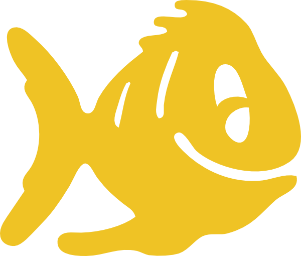 This Free Clip Arts Design Of Yellow Fish - Fish Icon (600x510)