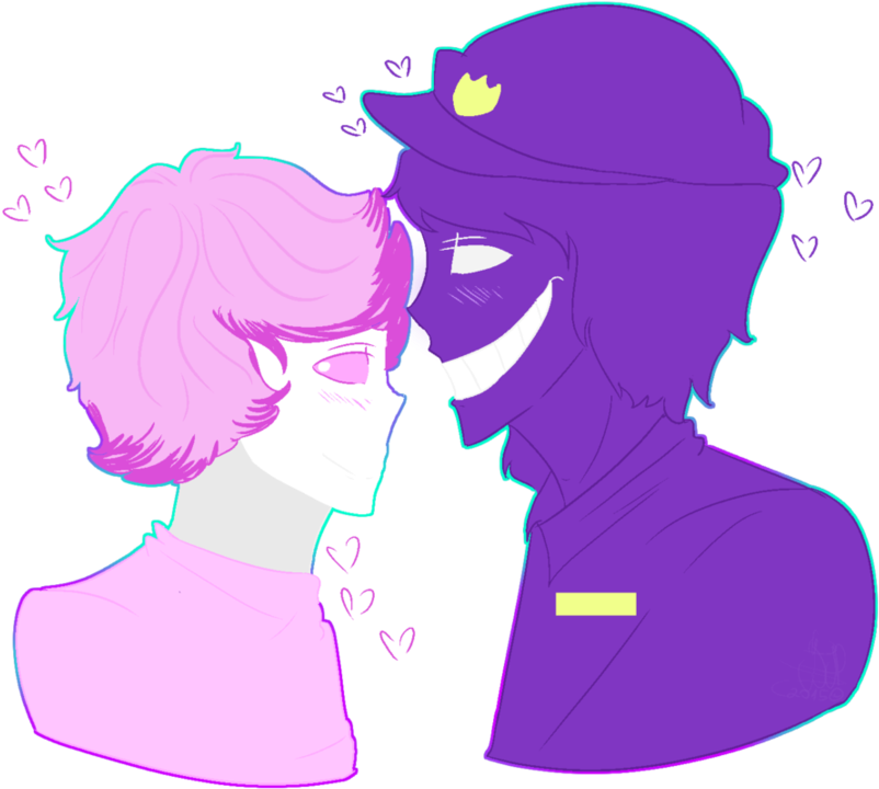 Pink Diamond X Purple Guy Is Otp By Ghostfacenikol - Purple Guy X Pink Guy (923x865)