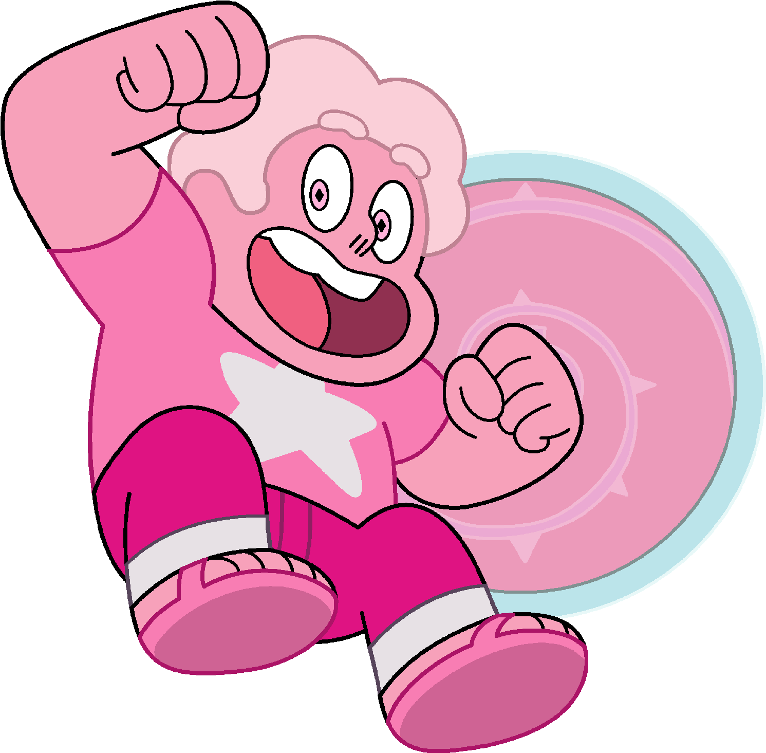 Steven Pink Diamond - Steven Universe (1512x1484)