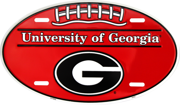 Georgia Bulldogs Football Oval - Georgia Bulldogs (600x350)