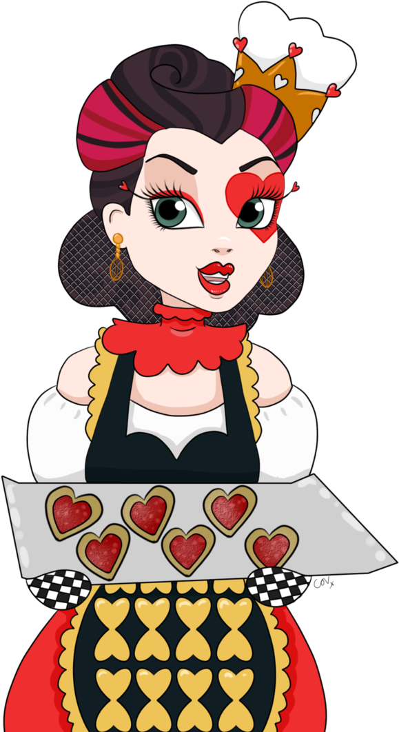 The Queen Of Hearts Tarts By Supertato - The Queen Of Hearts (725x1101)