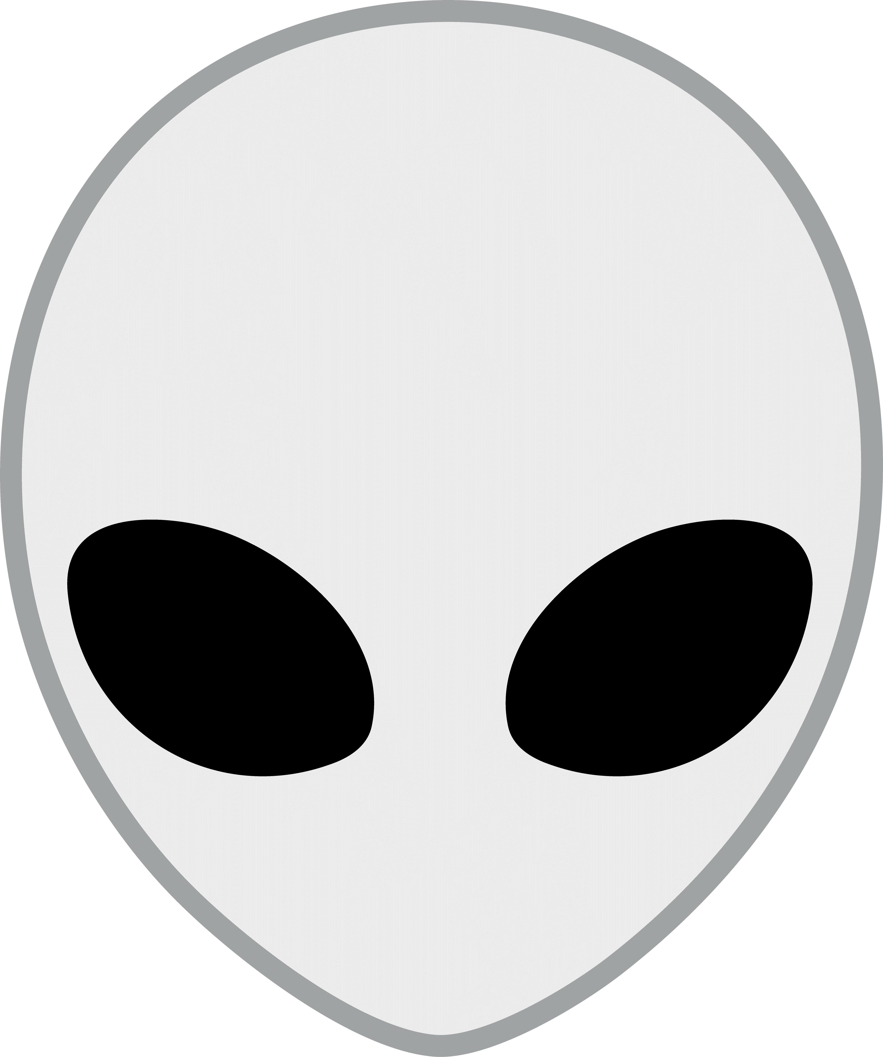 Alien Clipart - Alien Head Clipart (3693x4421)