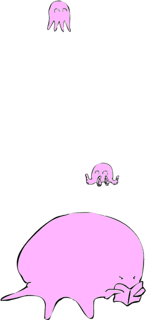 Gallery Of Transparent Jellyfish Gif With Jellyfish - Jumping Jellyfish Gif (348x698)