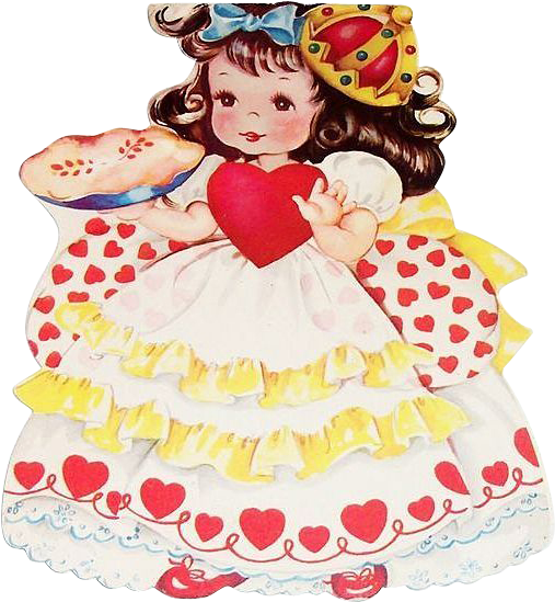 Children's Queen Of Hearts Nursery Rhyme Valentines - Queen Of Hearts Nursery Rhyme (548x548)