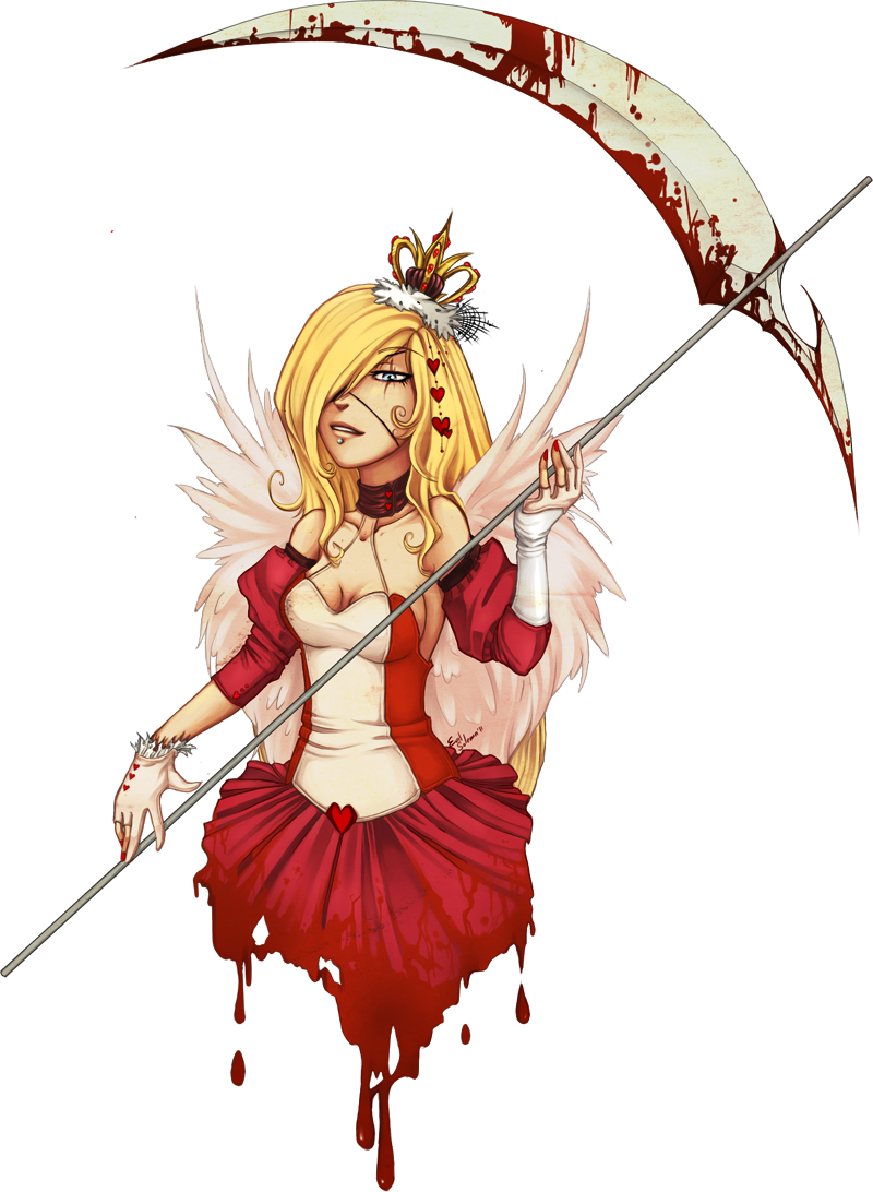 Queen Of Hearts By Shiroi-hi - Cartoon (800x1092)