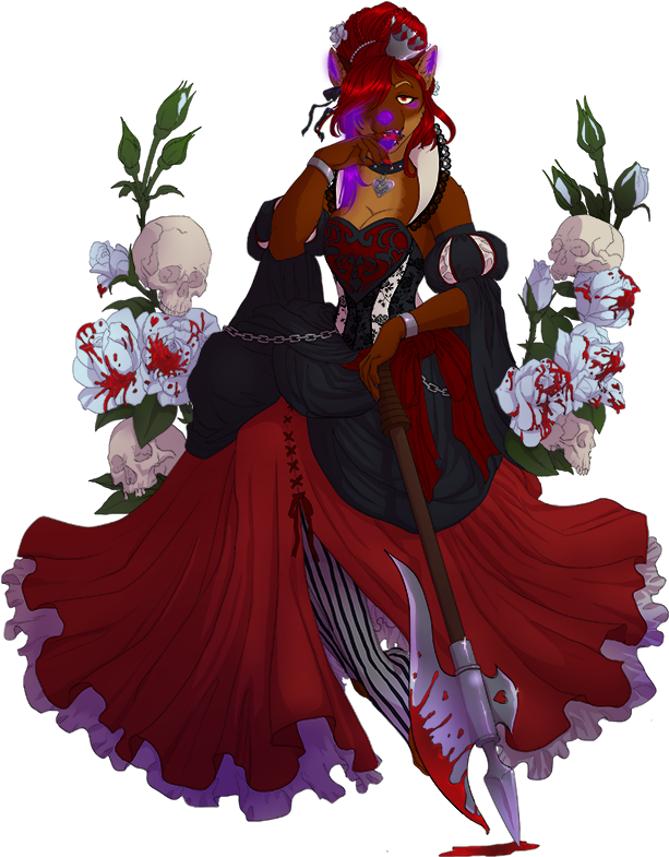 The Queen Of Hearts - Illustration (695x900)