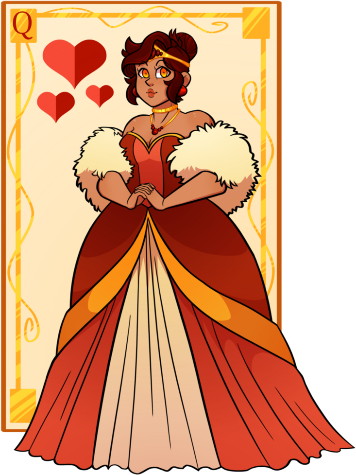Candela The Queen Of Hearts By Summabadger - Illustration (790x1011)