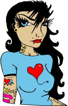 Queen Of Hearts - Cartoon (674x518)