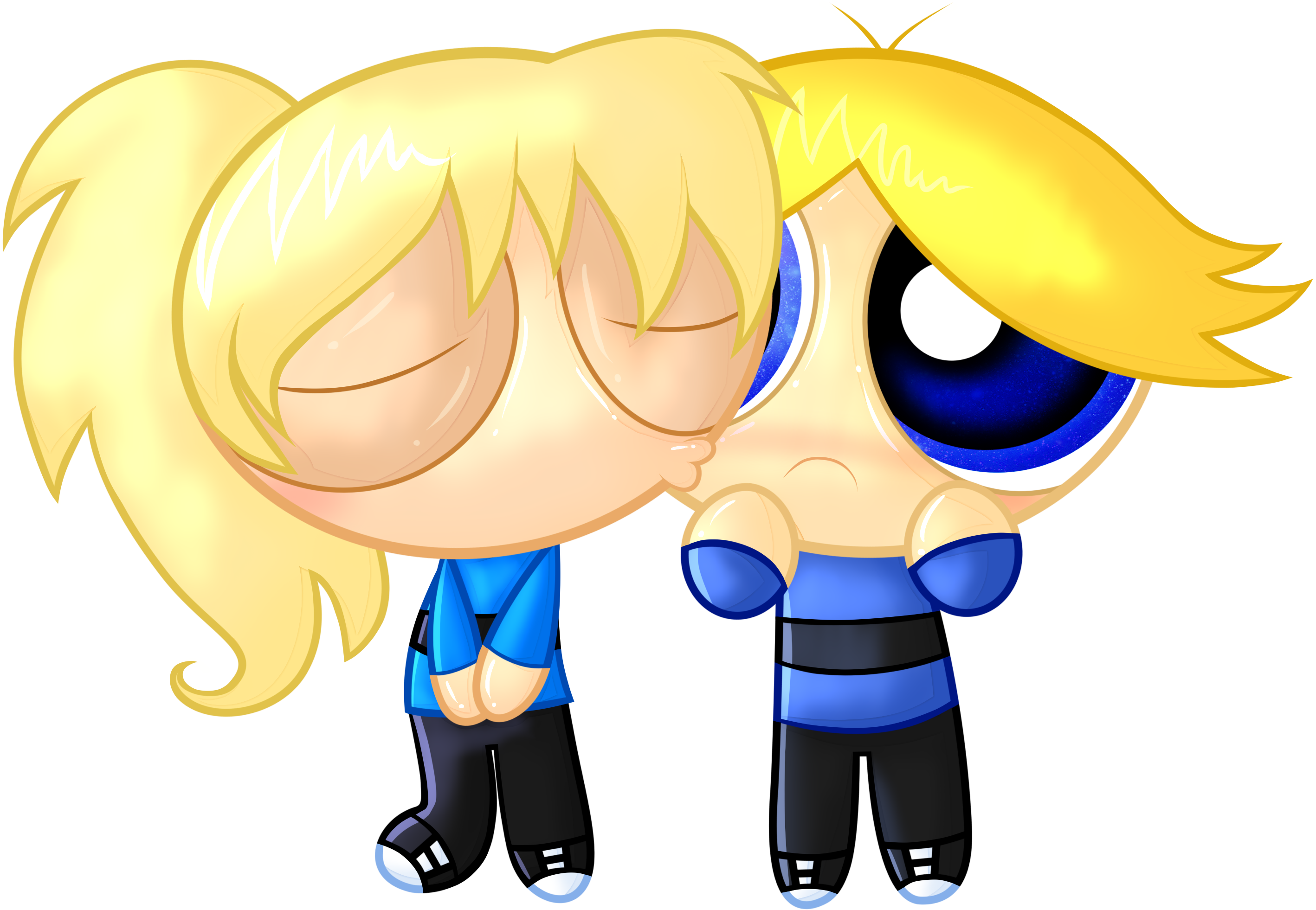 Pin Blossom And Brick - Bubbles X Boomer Kis (3000x2100)