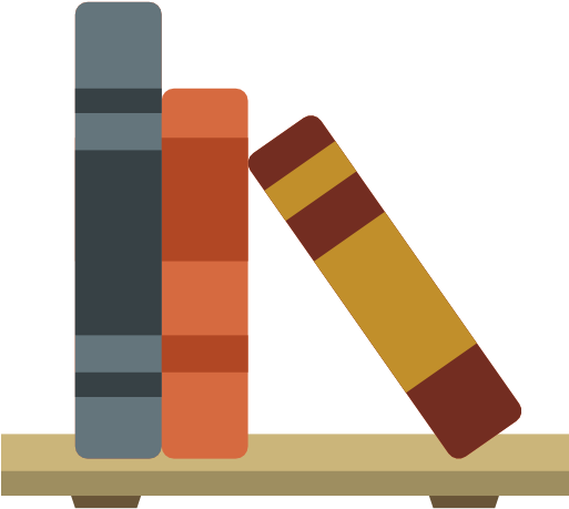 Free Education Icons - Bookshelf Icon (512x512)