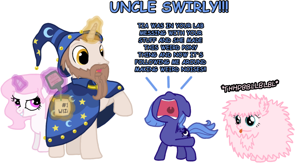 Uncle Swirlvl Tia Was In Vour Lab Messing With Your - Cartoon (1380x804)
