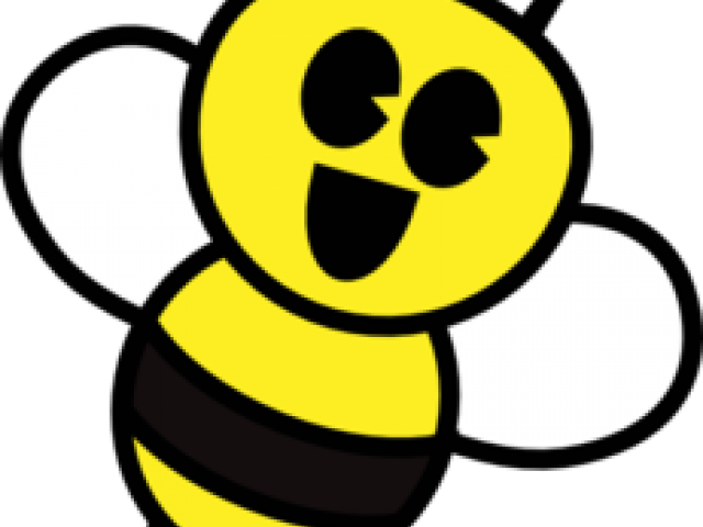 Bumblebee Clipart Bubble Bee - Cartoon Bee Shower Curtain (640x480)