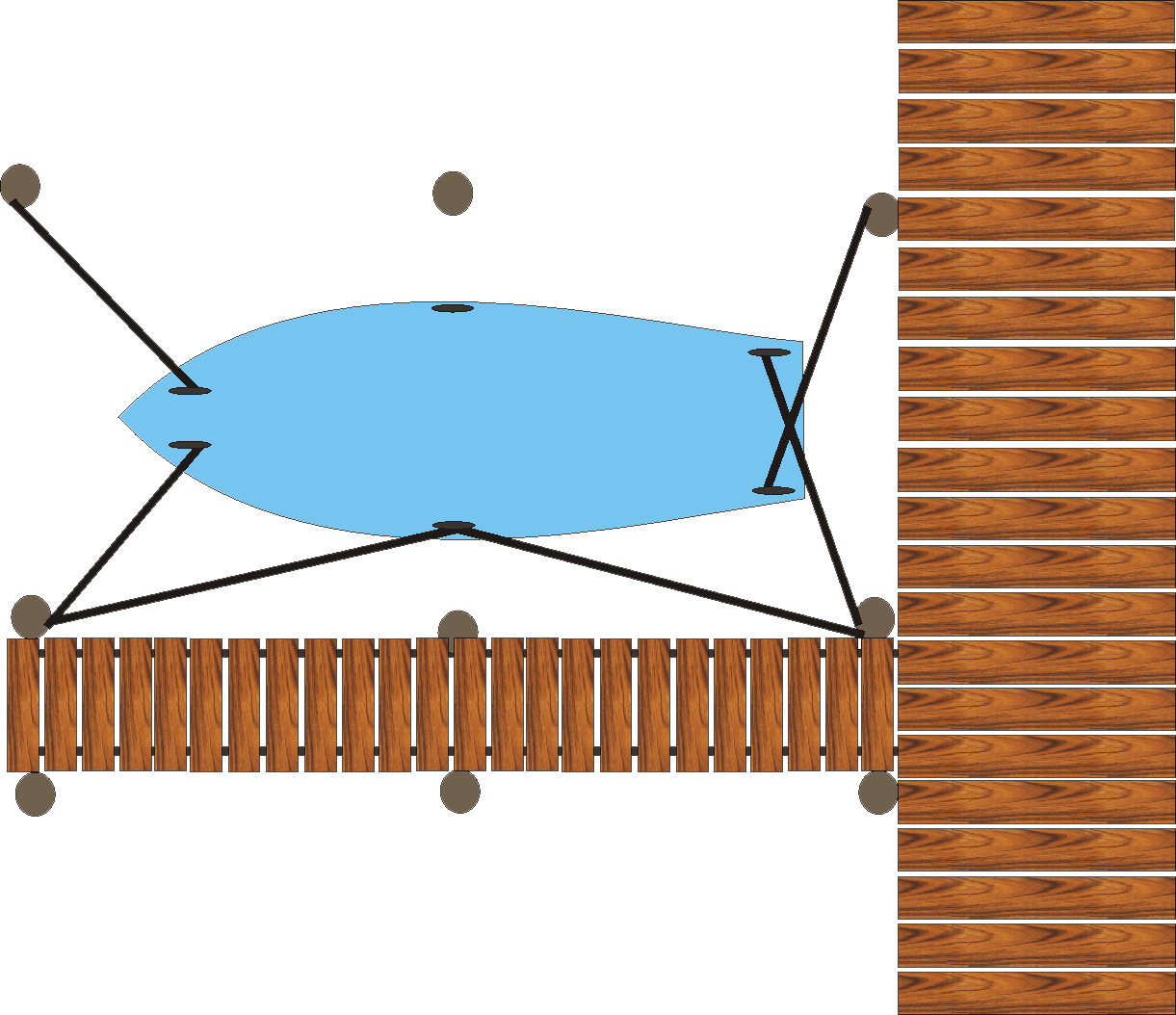 Tying Your Boat In Its Slip - Tie Up A Boat (1221x1054)