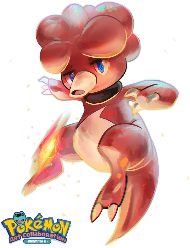 #240 Magby Used Flame Burst And Cross Chop In The Game - Pokemon - The Series X & Y : Collection 1 (647x858)