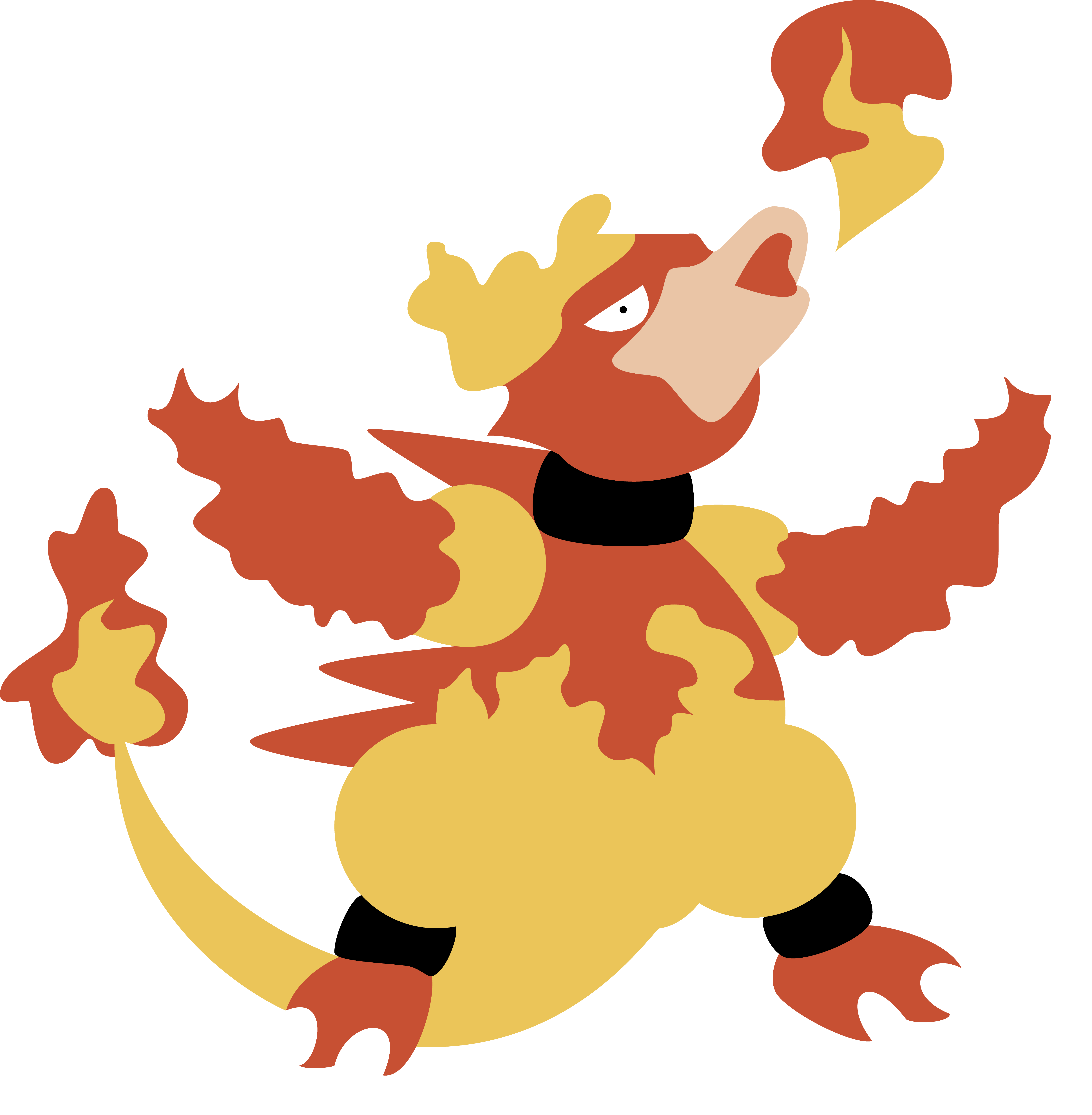 Magmar Vector By Chelagirl On Deviantart Magby Magmar - Magmar (6063x6190)