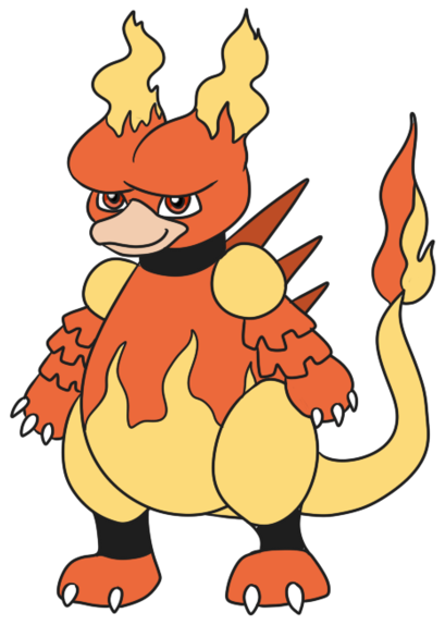 Pokemon Magmar Images - Cartoon (900x675)