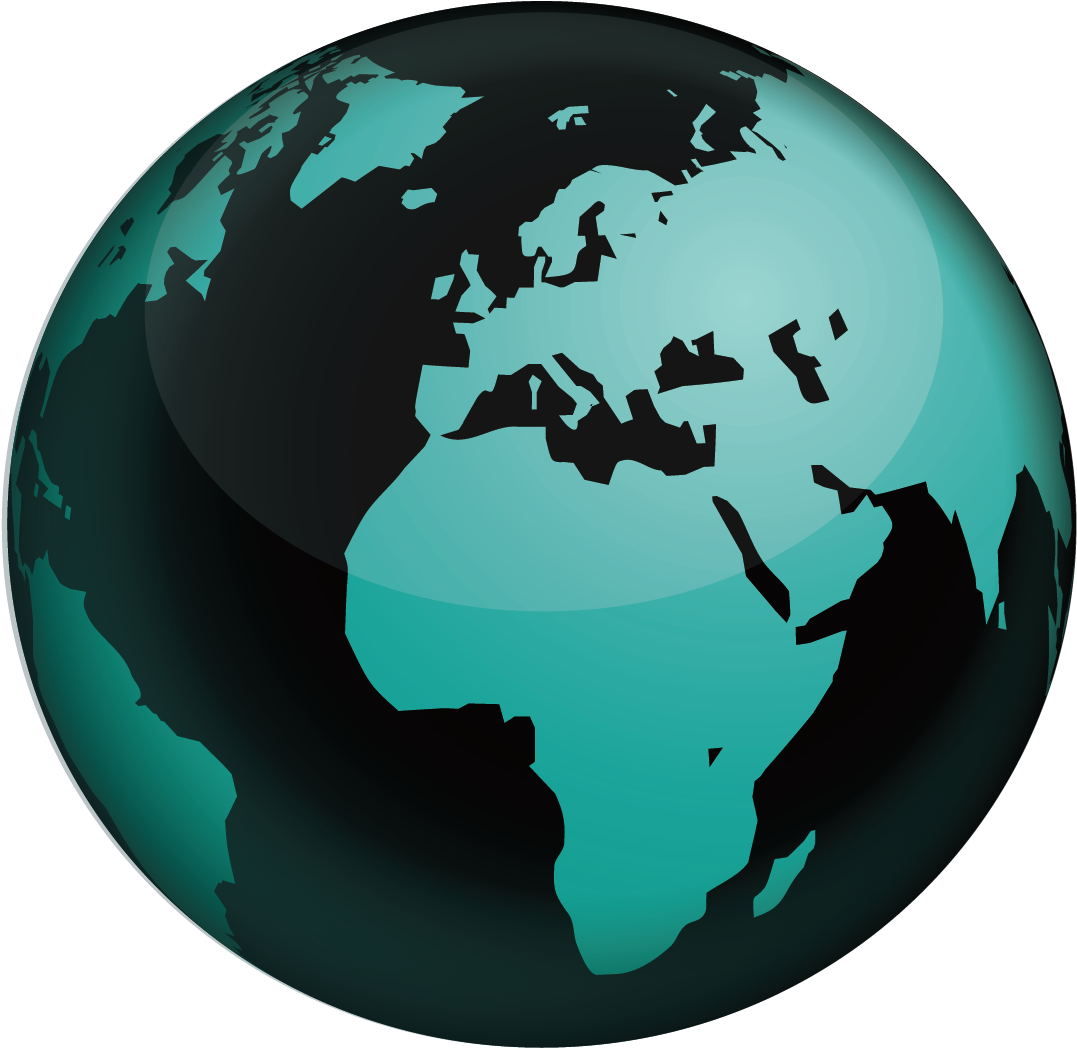 World Map Globe Clip Art - Blank World Map No Borders (1667x1667)