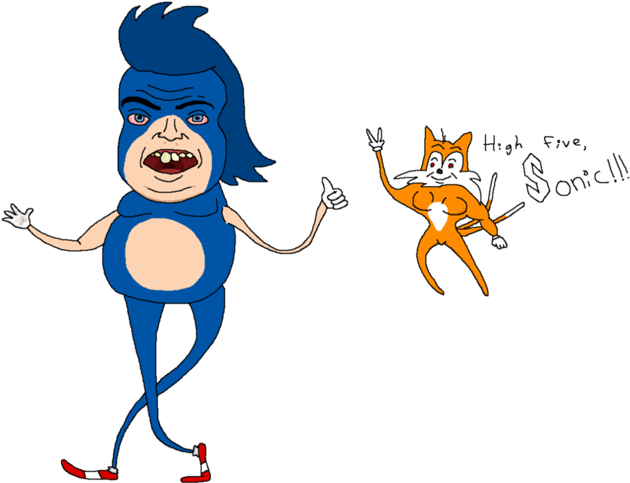 Sonic And Tails Go For A Walk By Holyphat1 - Tails (1011x791)