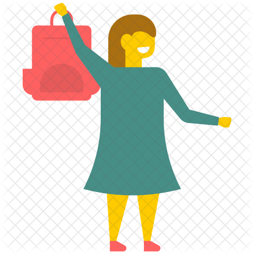 School Girl Icon - Student (512x512)