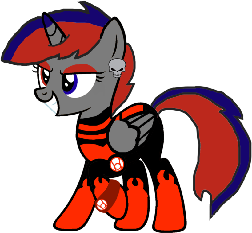 Beelzeskull The Red Lantern By Motownwarrior01 - Cartoon (894x894)