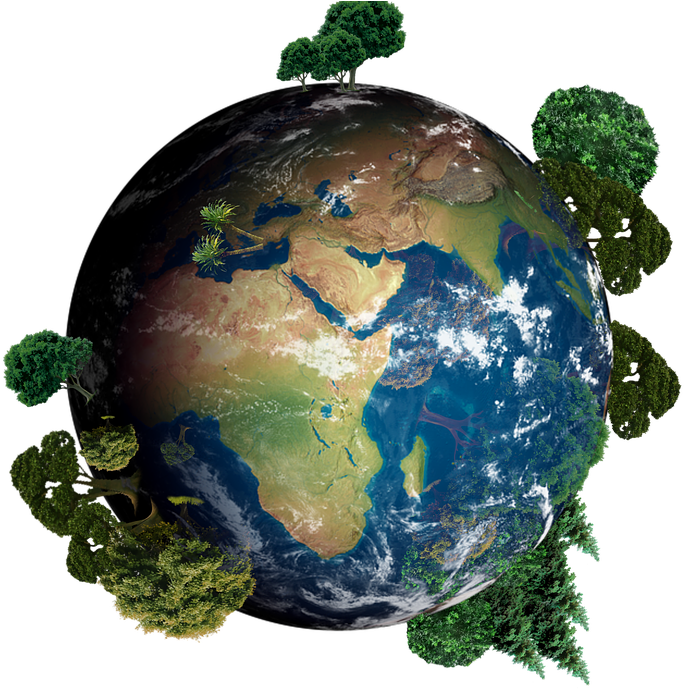 Globe Clipart Transparent Background - โลก Png (720x720)